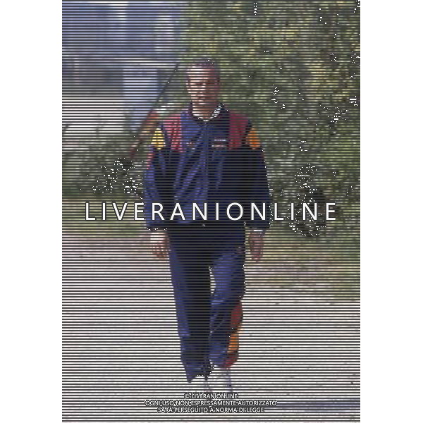 RETROSPETTIVA LUCIANO SPINOSI CALCIATORE E ALLENATORE NELLA FOTO LUCIANO SPINOSI ALLENATORE PRIMAVERA CALCIO ROMA AG ALDO LIVERANI SAS