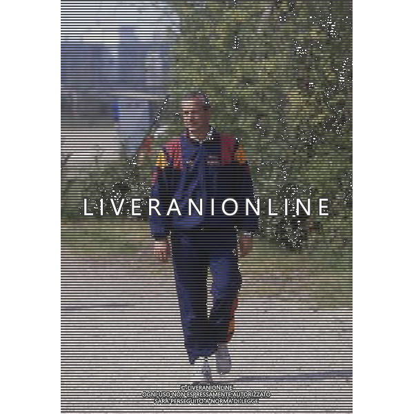 RETROSPETTIVA LUCIANO SPINOSI CALCIATORE E ALLENATORE NELLA FOTO LUCIANO SPINOSI ALLENATORE PRIMAVERA CALCIO ROMA AG ALDO LIVERANI SAS