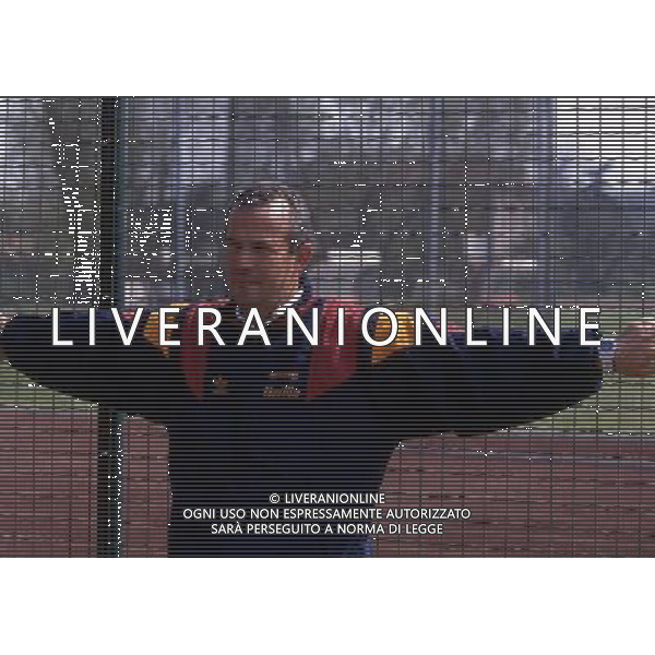 RETROSPETTIVA LUCIANO SPINOSI CALCIATORE E ALLENATORE NELLA FOTO LUCIANO SPINOSI ALLENATORE PRIMAVERA CALCIO ROMA AG ALDO LIVERANI SAS