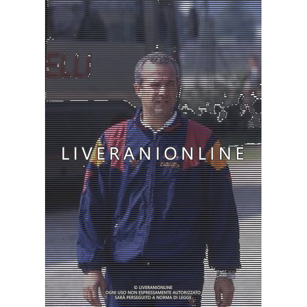 RETROSPETTIVA LUCIANO SPINOSI CALCIATORE E ALLENATORE NELLA FOTO LUCIANO SPINOSI ALLENATORE PRIMAVERA CALCIO ROMA AG ALDO LIVERANI SAS
