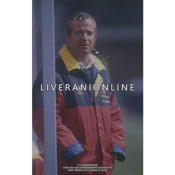 RETROSPETTIVA LUCIANO SPINOSI CALCIATORE E ALLENATORE NELLA FOTO LUCIANO SPINOSI ALLENATORE PRIMAVERA CALCIO ROMA AG ALDO LIVERANI SAS