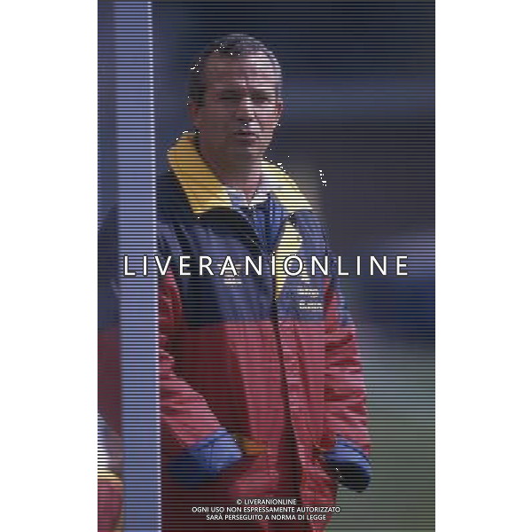 RETROSPETTIVA LUCIANO SPINOSI CALCIATORE E ALLENATORE NELLA FOTO LUCIANO SPINOSI ALLENATORE PRIMAVERA CALCIO ROMA AG ALDO LIVERANI SAS