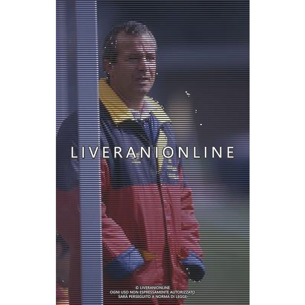 RETROSPETTIVA LUCIANO SPINOSI CALCIATORE E ALLENATORE NELLA FOTO LUCIANO SPINOSI ALLENATORE PRIMAVERA CALCIO ROMA AG ALDO LIVERANI SAS