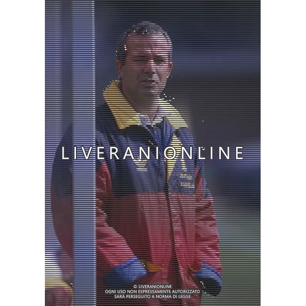 RETROSPETTIVA LUCIANO SPINOSI CALCIATORE E ALLENATORE NELLA FOTO LUCIANO SPINOSI ALLENATORE PRIMAVERA CALCIO ROMA AG ALDO LIVERANI SAS