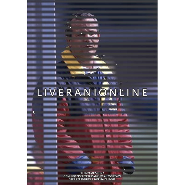RETROSPETTIVA LUCIANO SPINOSI CALCIATORE E ALLENATORE NELLA FOTO LUCIANO SPINOSI ALLENATORE PRIMAVERA CALCIO ROMA AG ALDO LIVERANI SAS