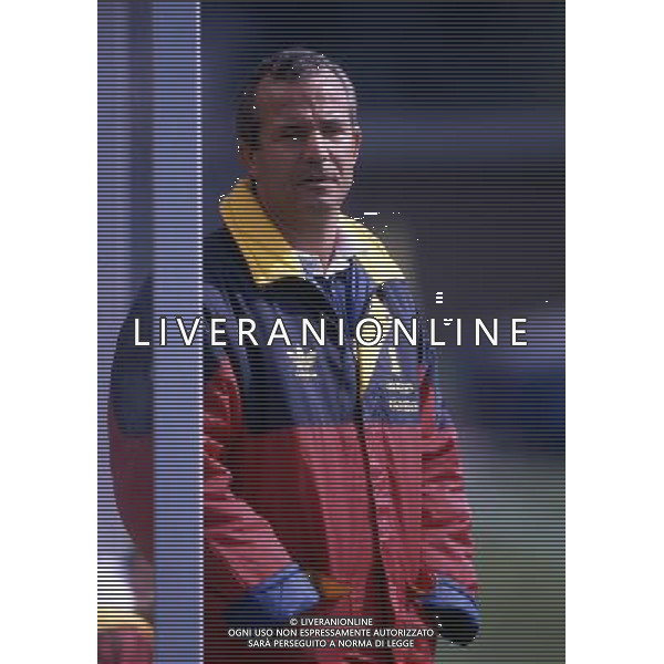 RETROSPETTIVA LUCIANO SPINOSI CALCIATORE E ALLENATORE NELLA FOTO LUCIANO SPINOSI ALLENATORE PRIMAVERA CALCIO ROMA AG ALDO LIVERANI SAS