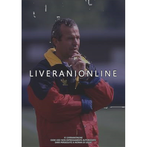 RETROSPETTIVA LUCIANO SPINOSI CALCIATORE E ALLENATORE NELLA FOTO LUCIANO SPINOSI ALLENATORE PRIMAVERA CALCIO ROMA AG ALDO LIVERANI SAS