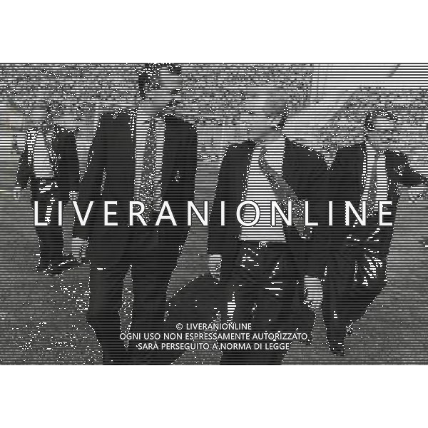 RETROSPETTIVA LUCIANO SPINOSI CALCIATORE E ALLENATORE NELLA FOTO LUCIANO SPINOSI ALLENATORE ROMA CALCIO CON GIOVANNI TRAPATTONI AG ALDO LIVERANI SAS
