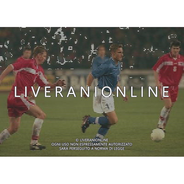 10-10-1998 UDINE QUALIFICAZIONE EUROPEI ITALIA SVIZZERA NELLA FOTO FRANCESCO TOTTI AG ALDO LIVERANI SAS