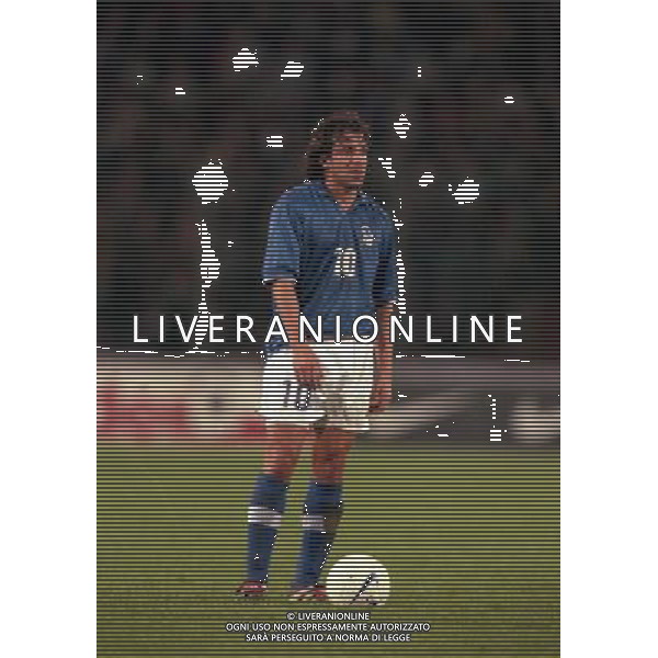 10-10-1998 UDINE QUALIFICAZIONE EUROPEI ITALIA SVIZZERA NELLA FOTO ALESSANDRO DEL PIERO AG ALDO LIVERANI SAS