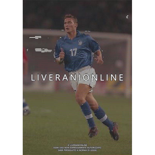 10-10-1998 UDINE QUALIFICAZIONE EUROPEI ITALIA SVIZZERA NELLA FOTO FRANCESCO TOTTI AG ALDO LIVERANI SAS