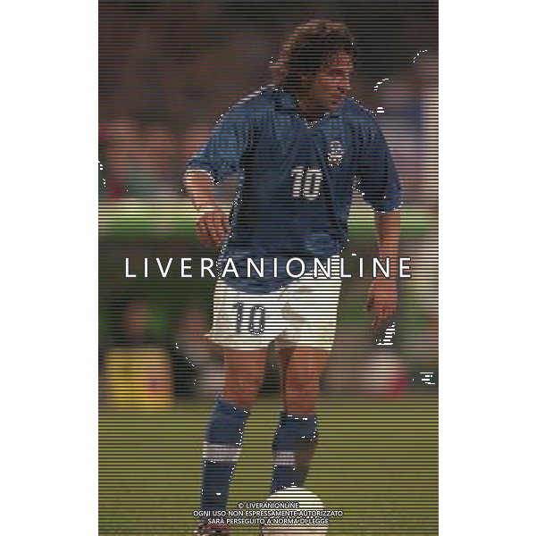 10-10-1998 UDINE QUALIFICAZIONE EUROPEI ITALIA SVIZZERA NELLA FOTO ALESSANDRO DEL PIERO AG ALDO LIVERANI SAS