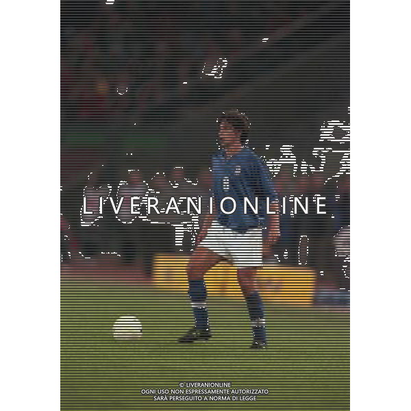 10-10-1998 UDINE QUALIFICAZIONE EUROPEI ITALIA SVIZZERA NELLA FOTO DEMETRIO ALBERTINI AG ALDO LIVERANI SAS