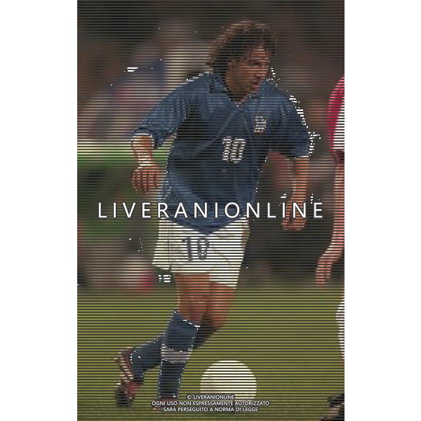 10-10-1998 UDINE QUALIFICAZIONE EUROPEI ITALIA SVIZZERA NELLA FOTO ALESSANDRO DEL PIERO AG ALDO LIVERANI SAS