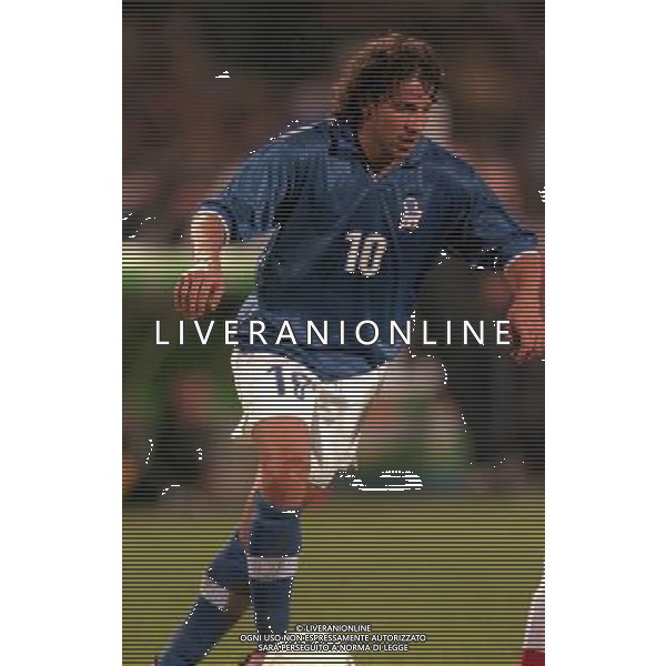 10-10-1998 UDINE QUALIFICAZIONE EUROPEI ITALIA SVIZZERA NELLA FOTO ALESSANDRO DEL PIERO AG ALDO LIVERANI SAS