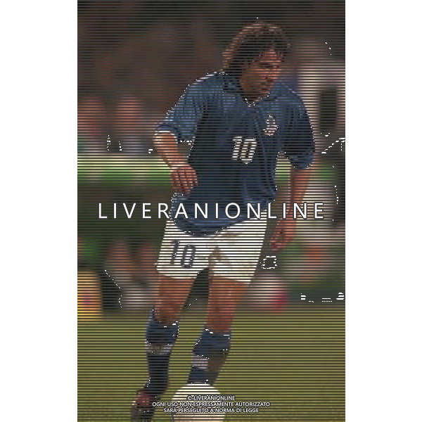 10-10-1998 UDINE QUALIFICAZIONE EUROPEI ITALIA SVIZZERA NELLA FOTO ALESSANDRO DEL PIERO AG ALDO LIVERANI SAS