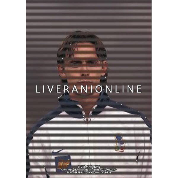 10-10-1998 UDINE QUALIFICAZIONE EUROPEI ITALIA SVIZZERA NELLA FOTO FILIPPO INZAGHI AG ALDO LIVERANI SAS