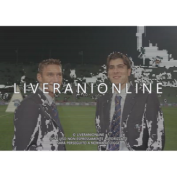 10-10-1998 UDINE QUALIFICAZIONE EUROPEI ITALIA SVIZZERA NELLA FOTO FRANCESCO TOTTI E NICOLA VENTOLA AG ALDO LIVERANI SAS