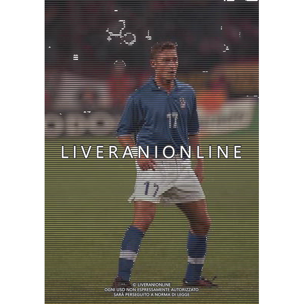10-10-1998 UDINE QUALIFICAZIONE EUROPEI ITALIA SVIZZERA NELLA FOTO FRANCESCO TOTTI AG ALDO LIVERANI SAS