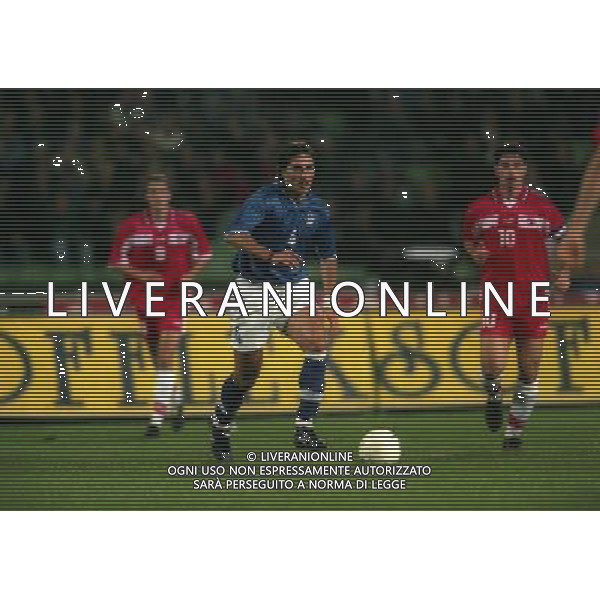 10-10-1998 UDINE QUALIFICAZIONE EUROPEI ITALIA SVIZZERA NELLA FOTO DINO BAGGIO AG ALDO LIVERANI SAS