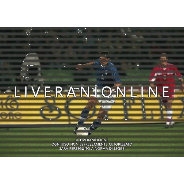 10-10-1998 UDINE QUALIFICAZIONE EUROPEI ITALIA SVIZZERA NELLA FOTO DINO BAGGIO AG ALDO LIVERANI SAS