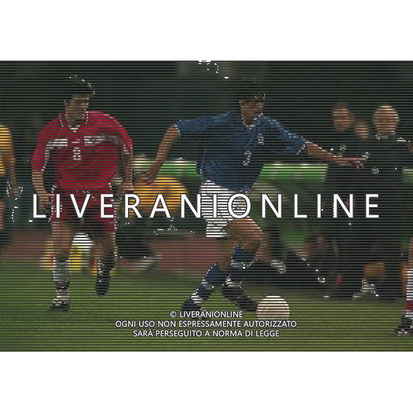 10-10-1998 UDINE QUALIFICAZIONE EUROPEI ITALIA SVIZZERA NELLA FOTO MORENO TORRICELLI AG ALDO LIVERANI SAS