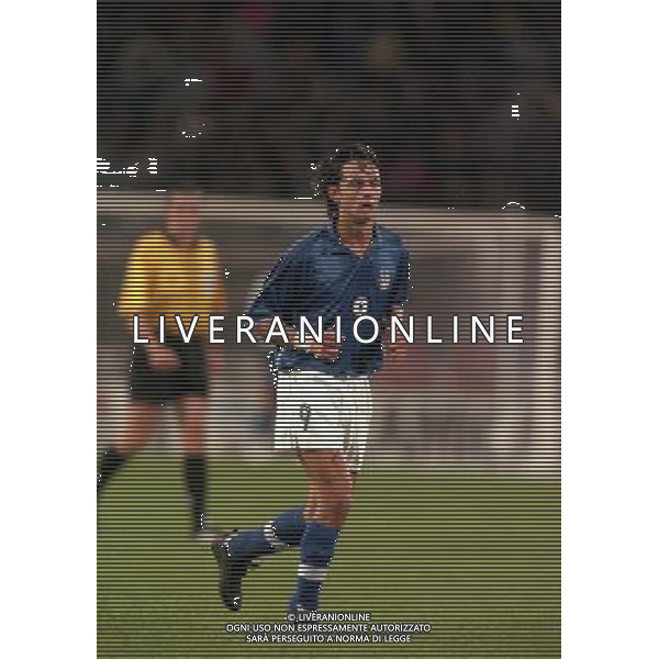 10-10-1998 UDINE QUALIFICAZIONE EUROPEI ITALIA SVIZZERA NELLA FOTO FILIPPO INZAGHI AG ALDO LIVERANI SAS