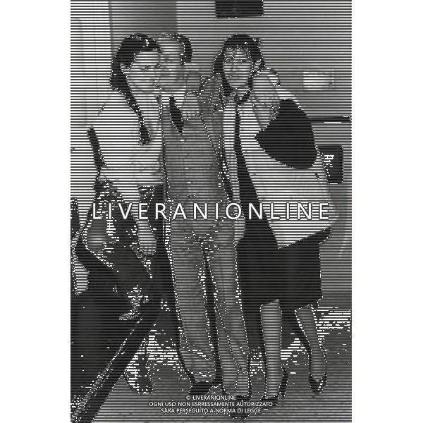 Barbara d\'Urso, conduttrice televisiva e attrice italiana - Retrospettiva nella foto con il padre e la sorella Eleonora ©ARCHIVIO / AGENZIA ALDO LIVERANI SAS