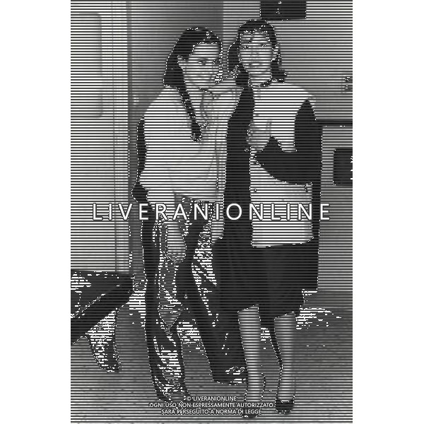 Barbara d\'Urso, conduttrice televisiva e attrice italiana - Retrospettiva nella foto con la sorella Eleonora ©ARCHIVIO / AGENZIA ALDO LIVERANI SAS