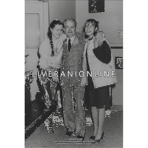 Barbara d\'Urso, conduttrice televisiva e attrice italiana - Retrospettiva nella foto con il padre e la sorella Eleonora ©ARCHIVIO / AGENZIA ALDO LIVERANI SAS