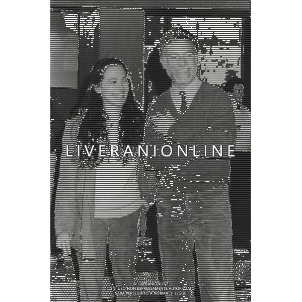Barbara d\'Urso, conduttrice televisiva e attrice italiana - Retrospettiva nella foto con Anthony Franciosa ©ARCHIVIO / AGENZIA ALDO LIVERANI SAS