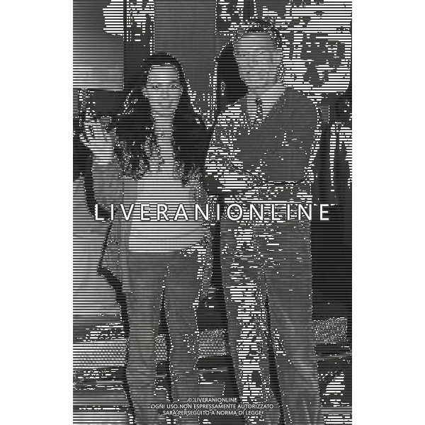 Barbara d\'Urso, conduttrice televisiva e attrice italiana - Retrospettiva nella foto con Anthony Franciosa ©ARCHIVIO / AGENZIA ALDO LIVERANI SAS