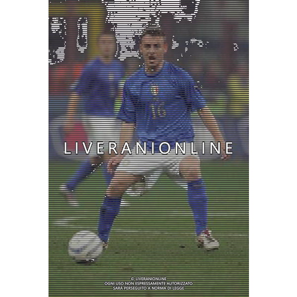 Milano 26 marzo 2005 Italia-Scozia qualificazione mondiali 2006 nella foto: De Rossi foto Andry / Ag. Aldo Liverani
