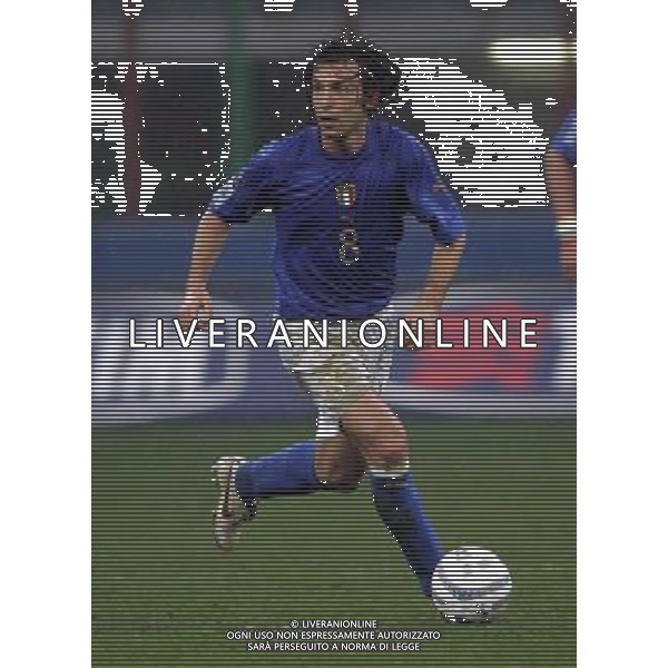 Milano 26 marzo 2005 Italia-Scozia qualificazione mondiali 2006 nella foto: Pirlo Andrea foto Andry / Ag. Aldo Liverani