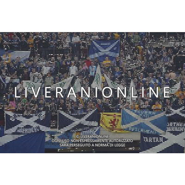 Milano 26 marzo 2005 Italia-Scozia qualificazione mondiali 2006 nella foto: Tifosi Scozzesi foto Andry / Ag. Aldo Liverani