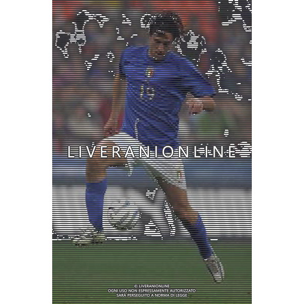 Milano 26 marzo 2005 Italia-Scozia qualificazione mondiali 2006 nella foto: Toni Luca foto Andry / Ag. Aldo Liverani