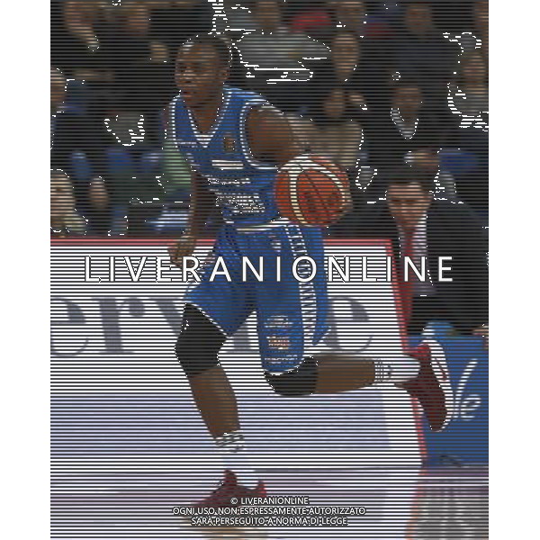 Basket Consultinvest Pesaro - Red October Cantu\' 05/02/2017 nella foto: DAVID REGINALD COURNOOH Â©Claudio Zamagni/Agenzia Aldo Liverani / AGENZIA ALDO LIVERANI SAS