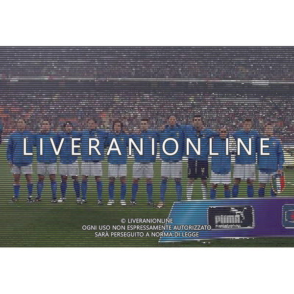 Milano 26-03-05 qualificazioni mondiali 2006 italia-scozia 2:0 nella foto formazione italia ph marco luzzani/ag aldo liverani s.a.s.