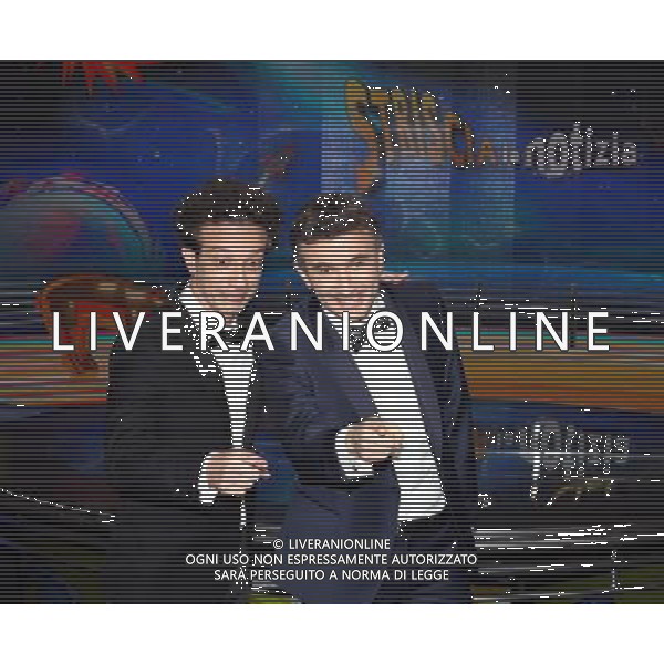 Cologno Monzese ( MI ) 06/02/2017 Mediaset - Photocall Striscia la Notizia Nella foto: Salvatore Ficarra e Valentino Picone PH Lauro Montagnini / AGENZIA ALDO LIVERANI SAS