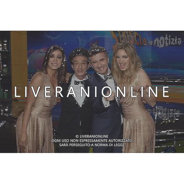 Cologno Monzese ( MI ) 06/02/2017 Mediaset - Photocall Striscia la Notizia Nella foto: Ludovica Frasca, Salvatore Ficarra, Valentino Picone e Irene Cioni PH Lauro Montagnini / AGENZIA ALDO LIVERANI SAS