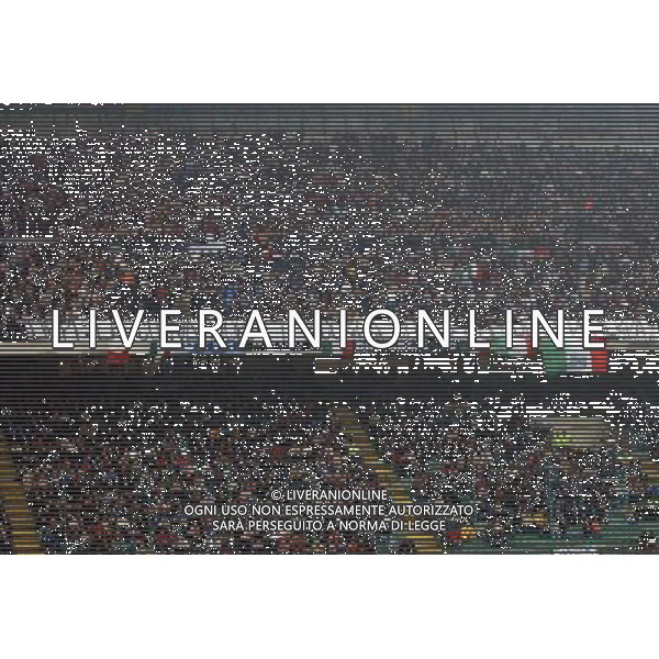 Milano 26-03-05 qualificazioni mondiali 2006 italia-scozia 2:0 nella foto striscione lippi ph marco luzzani/ag aldo liverani s.a.s.