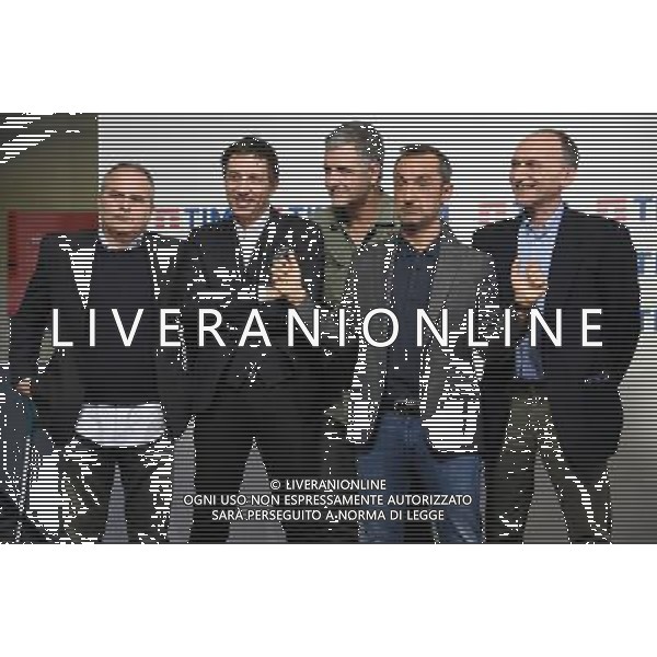 67Â° Festival di Sanremo della Canzone Italiana Sanremo (IM) - 07.02.2017 Photocall Nella Foto:Gialappaâ€™s Band Marco Santin Carlo Taranto Giorgio Gherarducci, Nicola Savino, Ubaldo Pantani /Ph.Vitez-Ag. Aldo Liverani