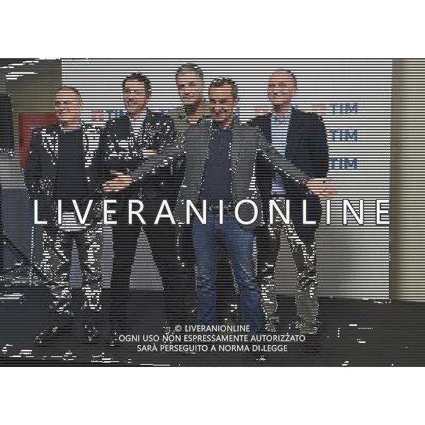 67Â° Festival di Sanremo della Canzone Italiana Sanremo (IM) - 07.02.2017 Photocall Nella Foto:Gialappaâ€™s Band Marco Santin Carlo Taranto Giorgio Gherarducci, Nicola Savino, Ubaldo Pantani /Ph.Vitez-Ag. Aldo Liverani