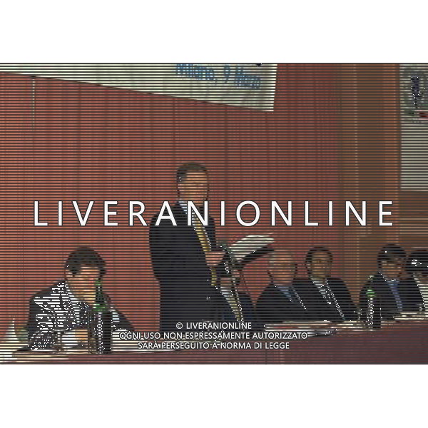 09-03-1998 HOTEL MICHELANGELO ASSEMBLEA NAZIONALE AIC NELLA FOTO SERGIO CAMPANA AG ALDO LIVERANI SAS