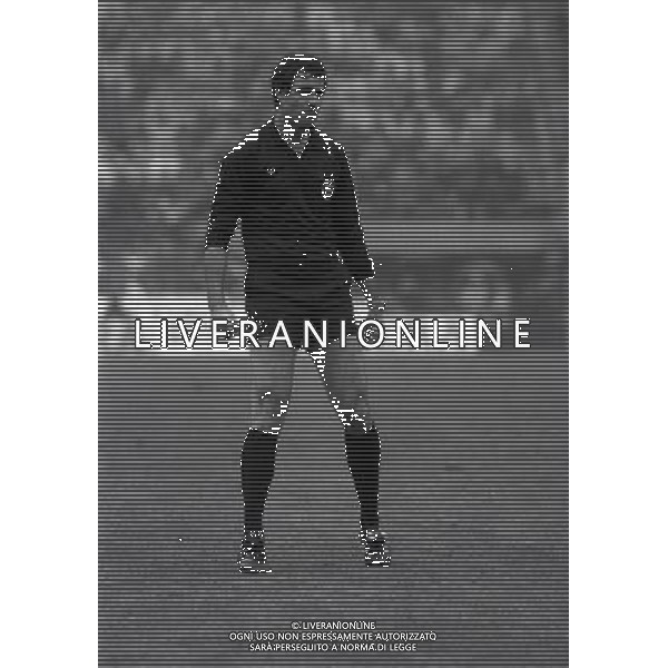 MILANO 15 12-1986 ITALIA SVIZZERA QUALIFICAZIONE AGLI EUROPEI NELLA FOTOARBITRO SCHMIDHUBER AG ALDO LIVERANI SAS