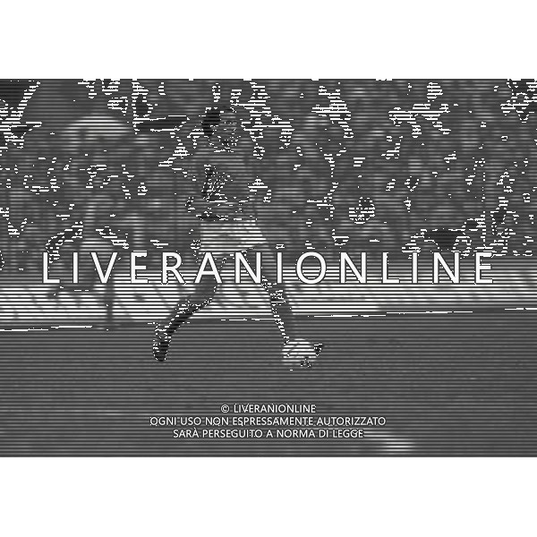 MILANO 15 12-1986 ITALIA SVIZZERA QUALIFICAZIONE AGLI EUROPEI NELLA FOTO FRANCO BARESI AG ALDO LIVERANI SAS