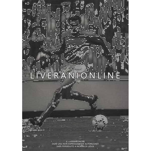 MILANO 15 12-1986 ITALIA SVIZZERA QUALIFICAZIONE AGLI EUROPEI NELLA FOTO GIUSEPPE BERGOMI AG ALDO LIVERANI SAS