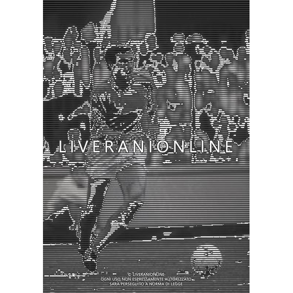 MILANO 15 12-1986 ITALIA SVIZZERA QUALIFICAZIONE AGLI EUROPEI NELLA FOTO GIUSEPPE BERGOMI AG ALDO LIVERANI SAS