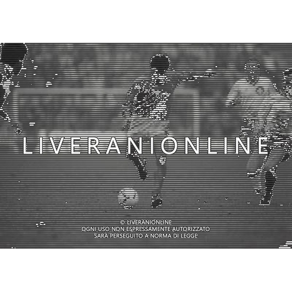 MILANO 15 12-1986 ITALIA SVIZZERA QUALIFICAZIONE AGLI EUROPEI NELLA FOTO SALVATORE BAGNI AG ALDO LIVERANI SAS