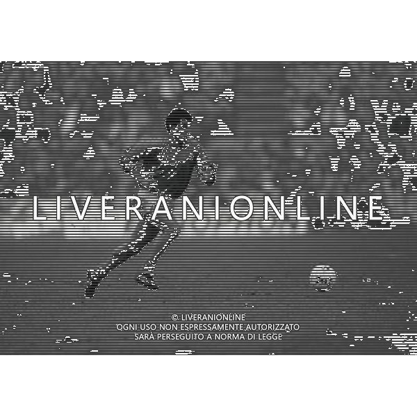 MILANO 15 12-1986 ITALIA SVIZZERA QUALIFICAZIONE AGLI EUROPEI NELLA FOTO SALVATORE BAGNI AG ALDO LIVERANI SAS